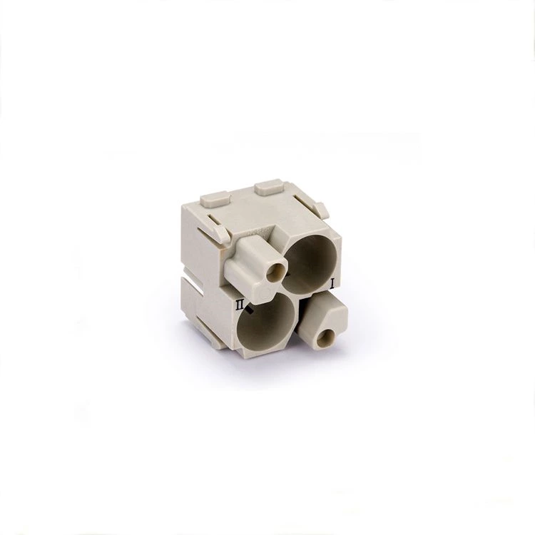 Conector modular de alta resistencia con blindaje HDC CM BUS MV2 de 2 pines H2M-002