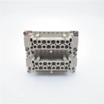 Conector de alimentación rectangular hembra de 32 pines para trabajo pesado
