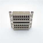 Conector de alimentación rectangular hembra de 32 pines para trabajo pesado