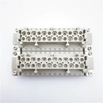 Conectores eléctricos automotrices HE-048, insertos hembra de 48 pines, IP65, uso para robort