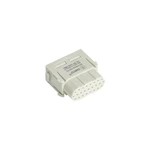 Conector eléctrico de alta resistencia de 25 polos con terminal de crimpado de 4 amperios