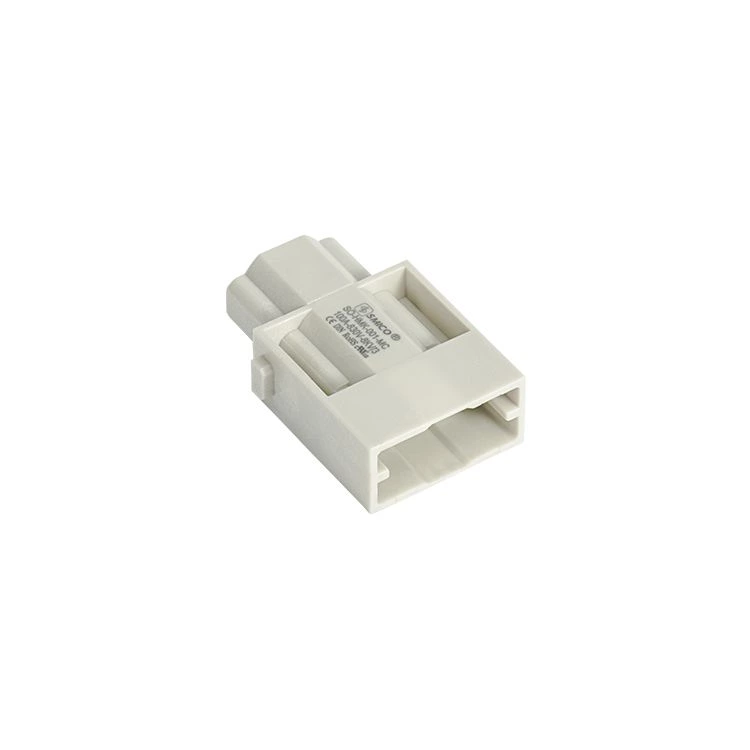 Conector eléctrico modular de 1 pin y 100 A con contactos plateados