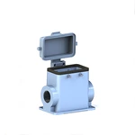 Carcasa de montaje en superficie SO-H10B-SGH-4B-CV para entrada lateral de conector multipolar industrial