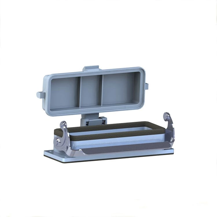 Carcasa con tapa para conector industrial de alta resistencia HDC