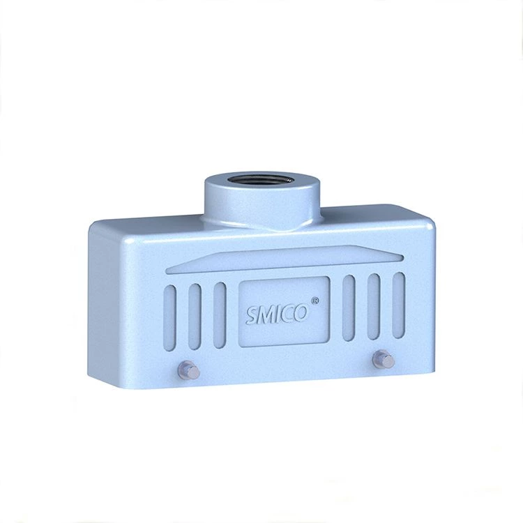 Cubierta y carcasa industrial para conector de cable de 24 pines