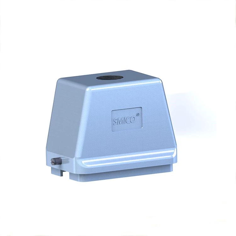 Conector de servicio pesado Te Capuchas de palanca de bloqueo simple Entrada superior