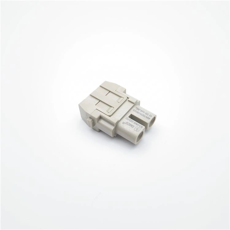 Conectores modulares HDC de 2 pines y 40 A con contactos plateados