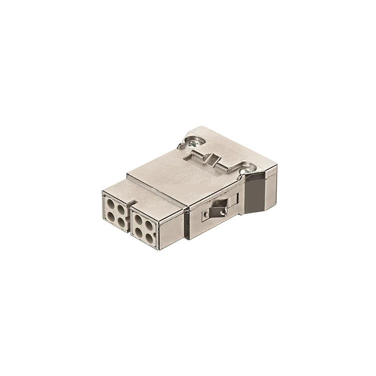 Conector de crimpado de inserción SMICO-Modular MegaBit HMMB-008-FC, conector de alta resistencia de 10 A y 50 V