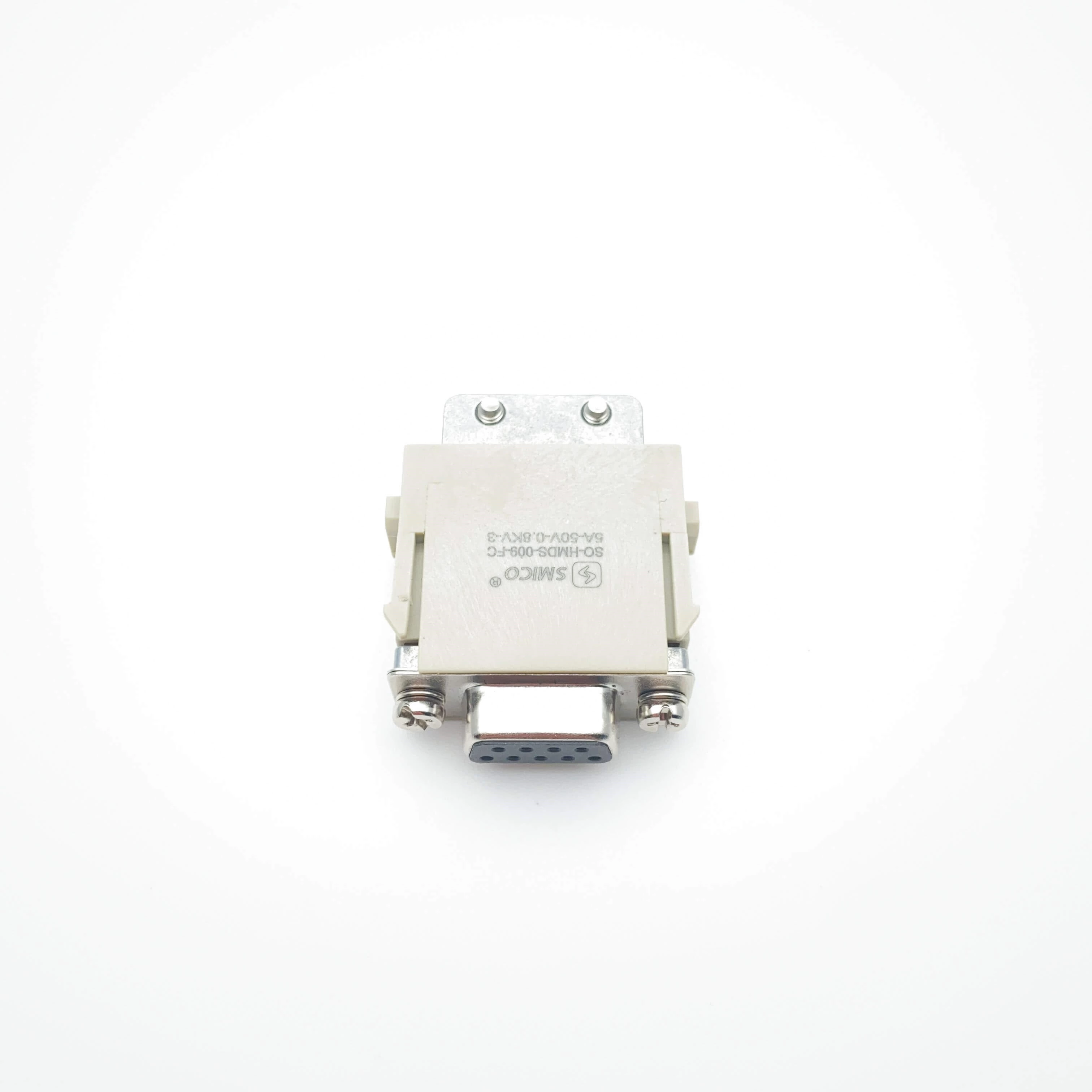 Conector de alta resistencia Conectores modulares HMDS de 9 pines con contactos plateados