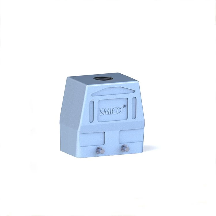 Conector de alta resistencia para capó y carcasa de la serie H10B, entrada lateral y entrada superior