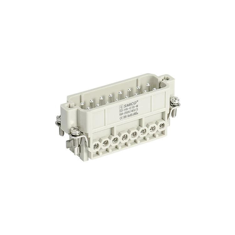 Conector industrial multipolar