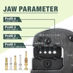 Herramienta de crimpado para conector HAN E de alta resistencia