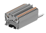 Fabricante de rieles DIN de cableado rápido con resorte PTS2.5-2-G