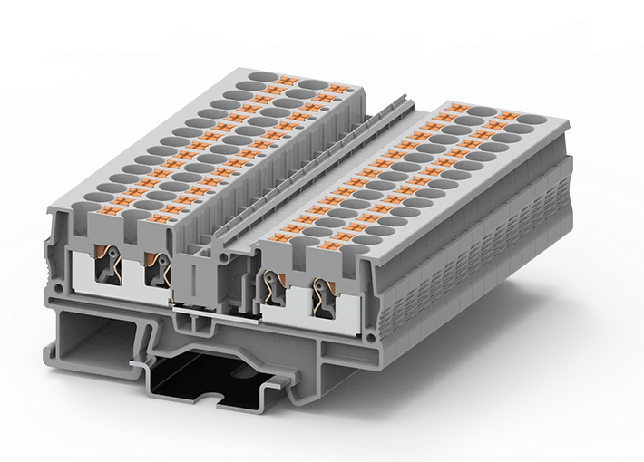 Conector eléctrico del bloque de terminales PT4-4-G