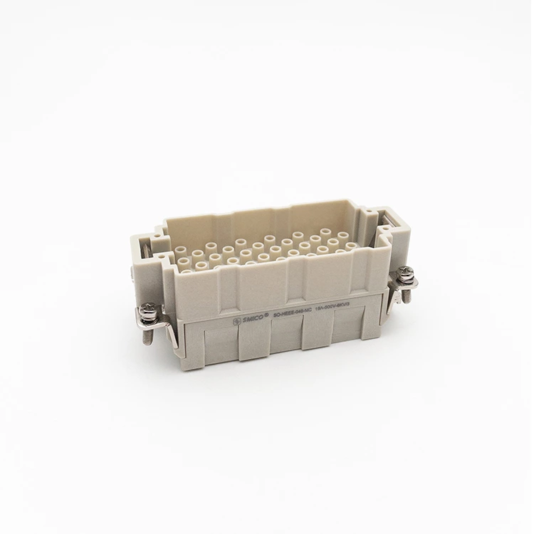 Conectores rectangulares de alta resistencia HEEE-048 Pines Conector de inserción macho