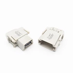 Conector de alta resistencia HM-USB-F, módulo macho, cambiador de género 09140014701