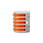 Conector de cable terminal 222-415 Conector compacto Conector de bloque de terminales de 5 palancas 28-12 AWG