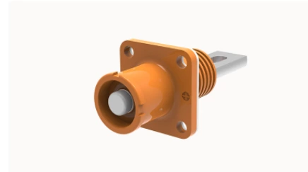 Conector de almacenamiento de energía para vehículos eléctricos con enchufe de alta corriente