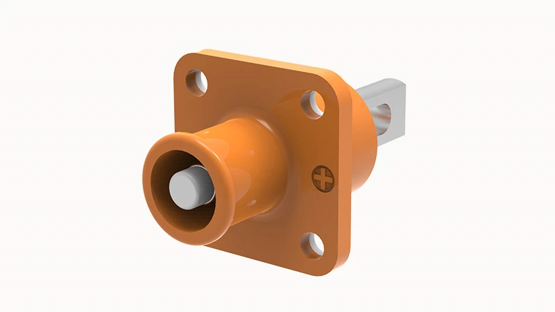 Conector de alto voltaje en ángulo recto IP67, conector estanco para batería de litio, motor de scooter eléctrico y coche.