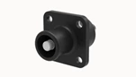 Contenedor de sistema de almacenamiento de energía de batería IP67 con carcasa negra, conector de barra colectora