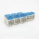 Bloque de terminales de cable de tornillo UKK 160A montado en riel