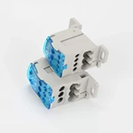 Bloque de terminales de cable de tornillo UKK 160A montado en riel