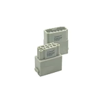 Conector macho de alta resistencia HMD-012-MQ de 12 pines con terminación de módulo de bloqueo rápido