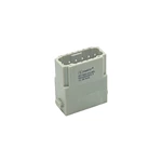 Conector macho de alta resistencia HMD-012-MQ de 12 pines con terminación de módulo de bloqueo rápido