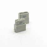 Conector macho de alta resistencia HMD-012-MQ de 12 pines con terminación de módulo de bloqueo rápido