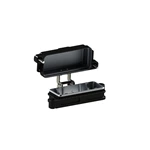 Carcasa de conector HPR de alta resistencia con cubierta metálica IP68 HP16B/H-MCV-ST-2H para entornos exteriores hostiles 09400160317