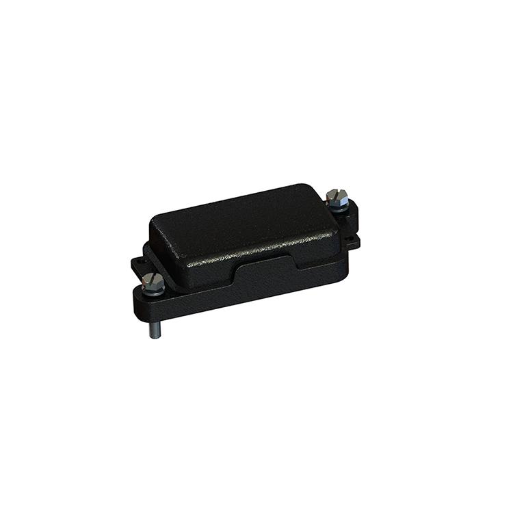 Conector rectangular HPR cubierta metálica IP68 HP6B/H-MCV-2S para entornos exteriores hostiles 09400065411 cubierta de protección
