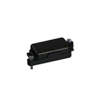 Conector rectangular HPR cubierta metálica IP68 HP6B/H-MCV-2S para entornos exteriores hostiles 09400065411 cubierta de protección