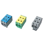 Bloques de terminales de conexión por tornillo para barra colectora de cobre SOT5-35-2 de distribución de potencia eléctrica de gran tamaño, 2 x 50 mm²