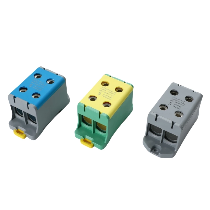 Bloque de terminales de aluminio SOT5-95-2, conector eléctrico, serie SOT5 para conector de aluminio de 2 x 95 mm²