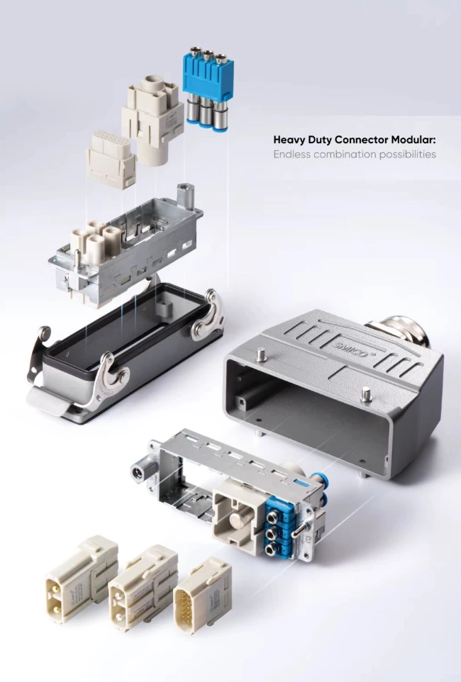 Conector de alta resistencia Tecnología neumática innovadora y eficiente
