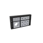 Sistema de entrada de cables Marco desmontable KBL 24/12-E IP54 Clase de llama UL94-V0 Autoextinguible