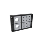 Sistema de entrada de cables IP54 Clase de llama UL94-V0 Autoextinguible Marco desmontable KBL 24/14-MT