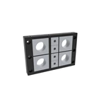 Sistema de entrada de cables IP54 Clase de llama UL94-V0 Autoextinguible Marco desmontable KBL KBL 24/8-MT