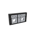 Marco desmontable KBL 24/9-E Sistema de entrada de cables IP54 Clase de llama UL94-V0 Autoextinguible