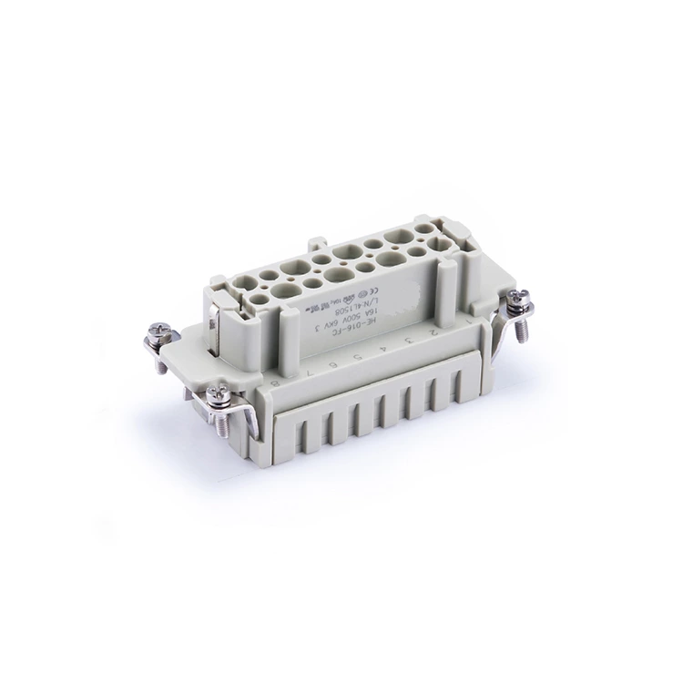 Conectores de alta resistencia Terminal de crimpado de conector rectangular 09330162702 HE-016-FC