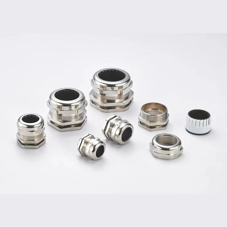 Prensaestopas de latón IP68, prensaestopas impermeable de acero inoxidable