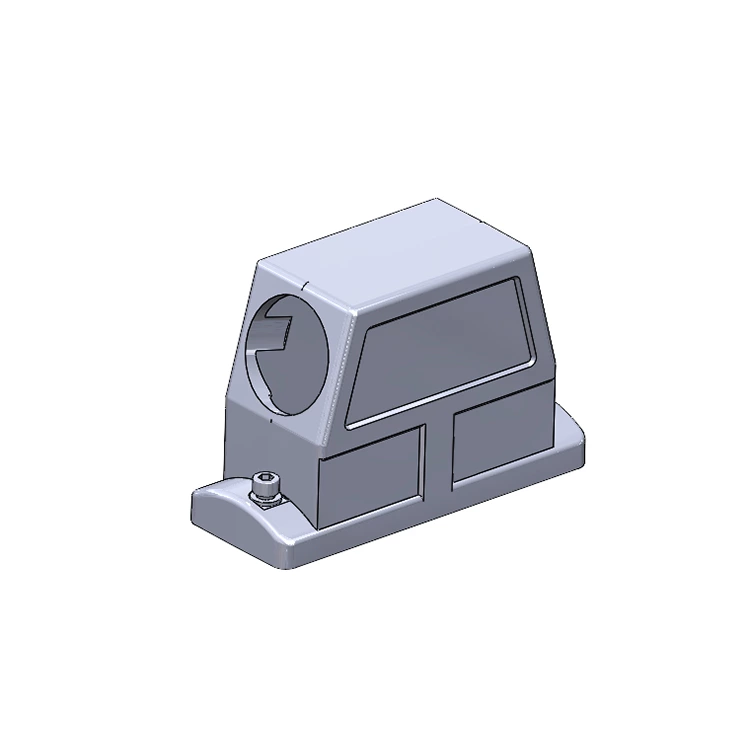 Conector de alta resistencia IP68/IP69K a prueba de agua Carcasa de capó SO-HC24B-SKH-2S-M32 Entrada lateral Construcción alta