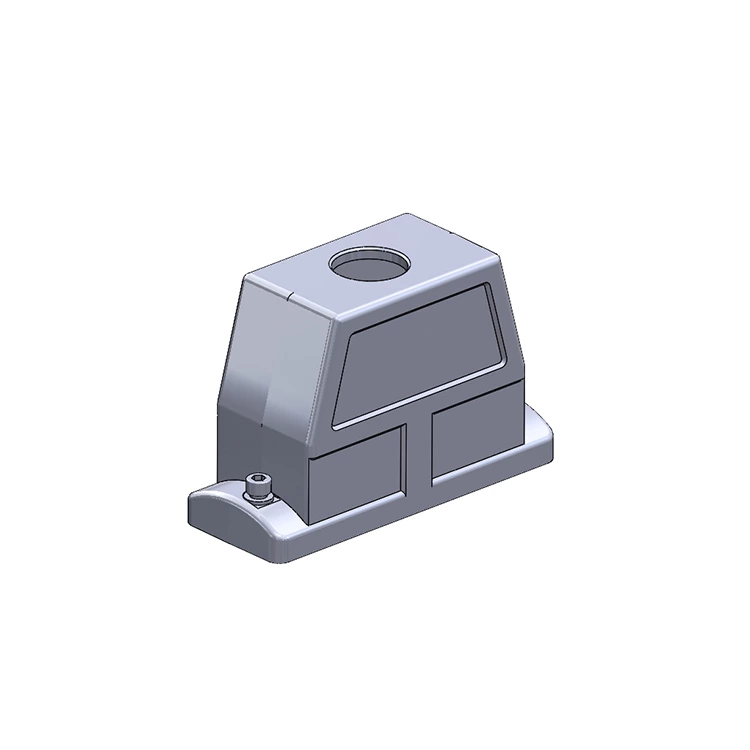 Conector de alta resistencia IP68/IP69K a prueba de agua Carcasa de capó SO-HC24B-TKH-2S-M32 Entrada superior