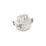 Conector de alta resistencia de 6 pines, 16 A, de inserción rápida, conector rectangular HE-006-FS 09330062716