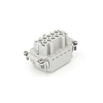 Conector de alta resistencia, 16 A, 10 pines, hembra, inserción rápida, HE-010-FS, abrazadera de jaula 09330102716
