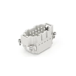 Conector de alta resistencia de 10 pines, inserción macho de 16 A, inserción rápida, abrazadera de jaula HE-010-MS 09330102616