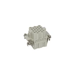 Conector rectangular de alta resistencia HEEE-020-FC de 20 pines, conector de crimpado de 16 A