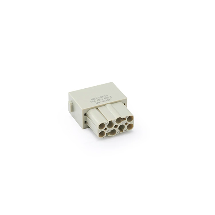 SO-HMEE-008-FQ Conector modular de 8 pines para trabajo pesado, terminal de inserción rápida 09140082733