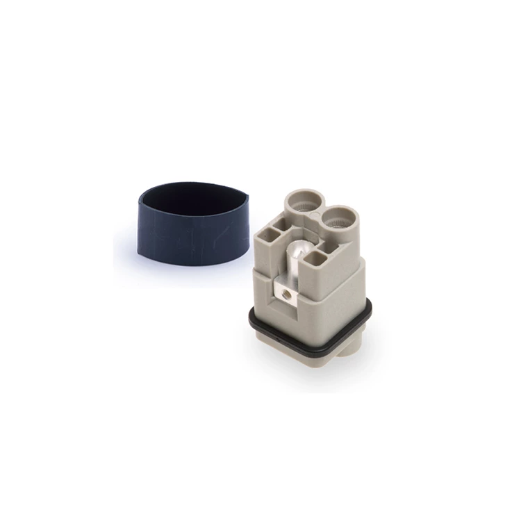 Conectores de alta resistencia HQ de 2 pines, 40 A, 830 V, HQ-002.2-M (4-10 mm²), 09120022652