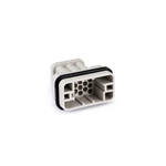 Conector rectangular HQ-017-MC conectores de alta resistencia 17 pines 09120173001